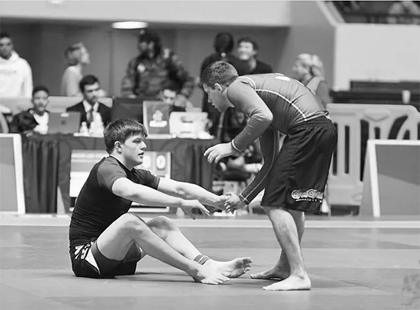 Jiu-jitsu competition photograph from Axiom’s website