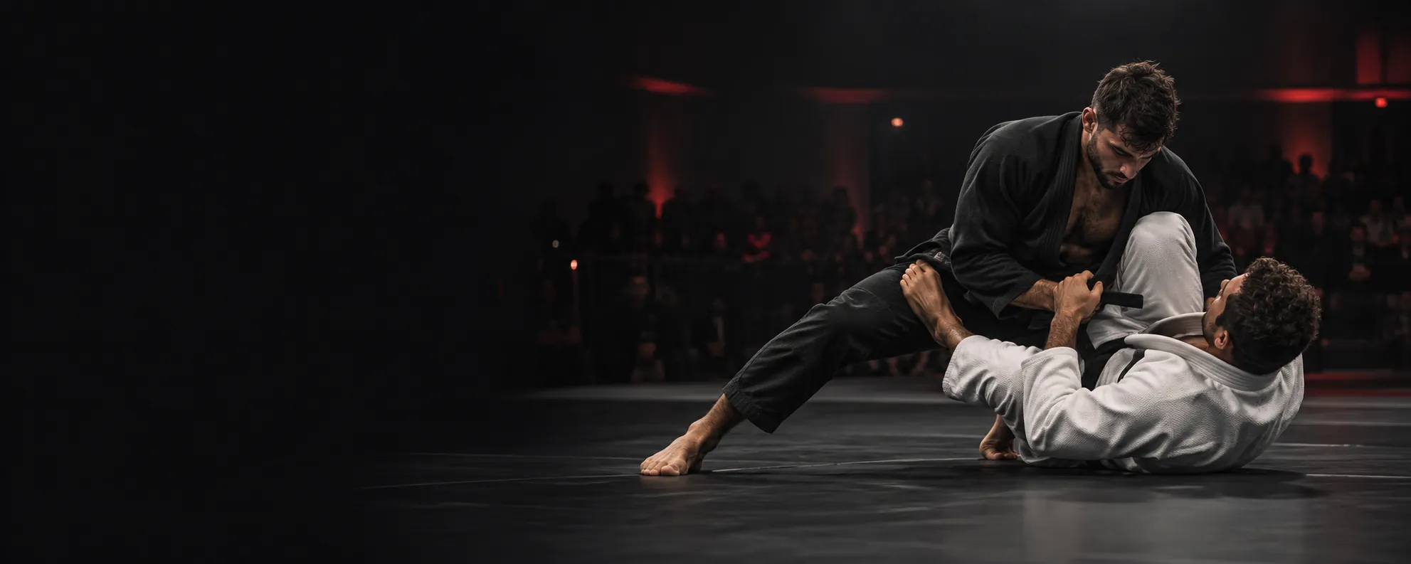 Jiu-jitsu competitors on the mats